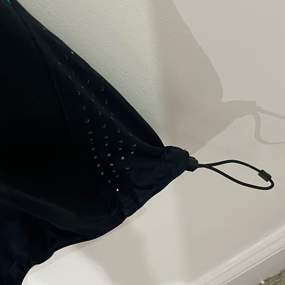 Nike Carolina Panthers NFL Pullover Jacket Black Blue Size Medium - Picture 9 of 14